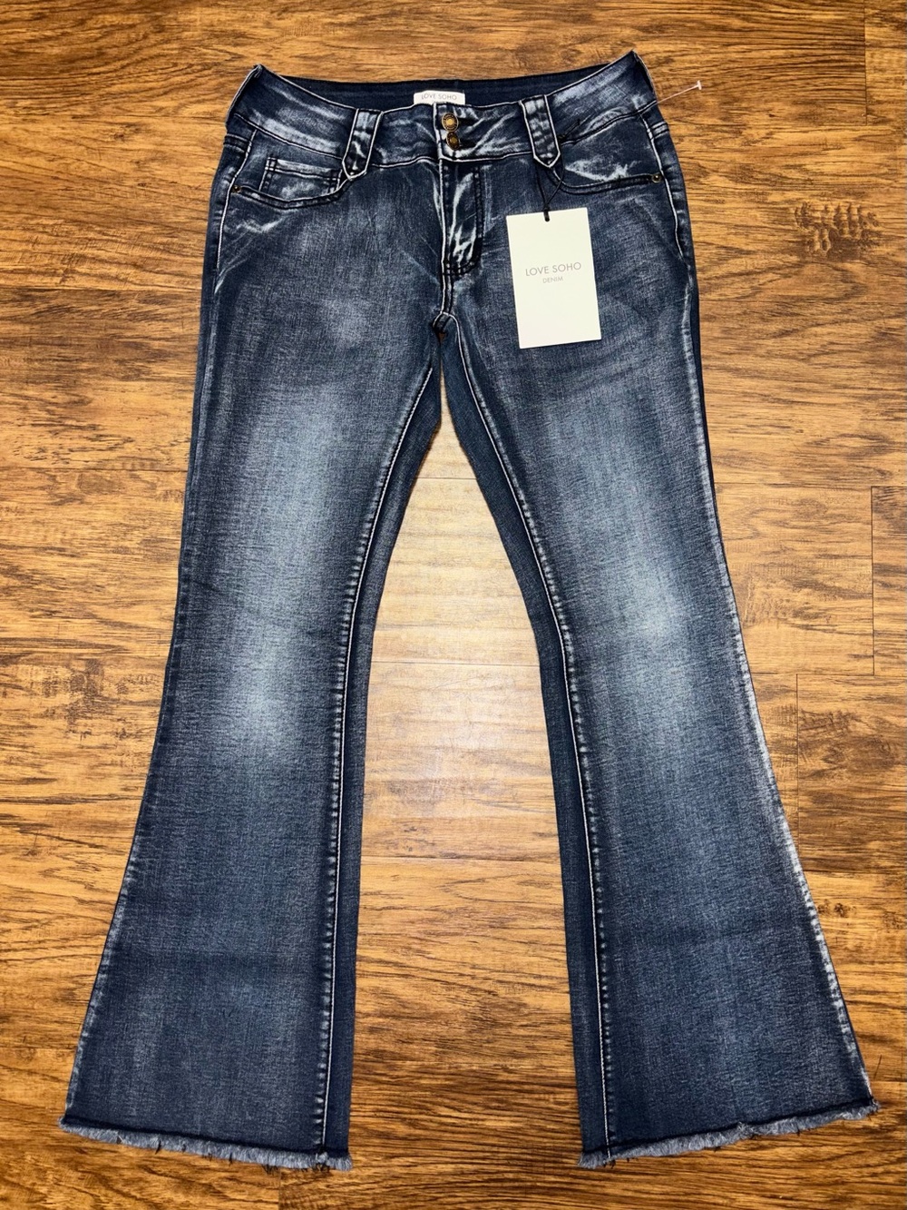 Love Soho Low Rise Flare Jeans Size 9